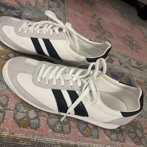Classic White and Black Sneakers